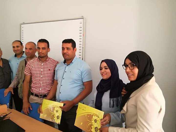 ورشة تدريبية بجامعة الوادي بالجنوب الجزائري